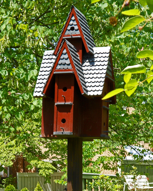 Our newest birdhouse